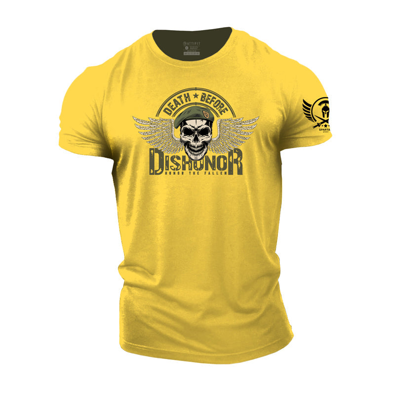 Cotton Death Before Dishonor T-shirts