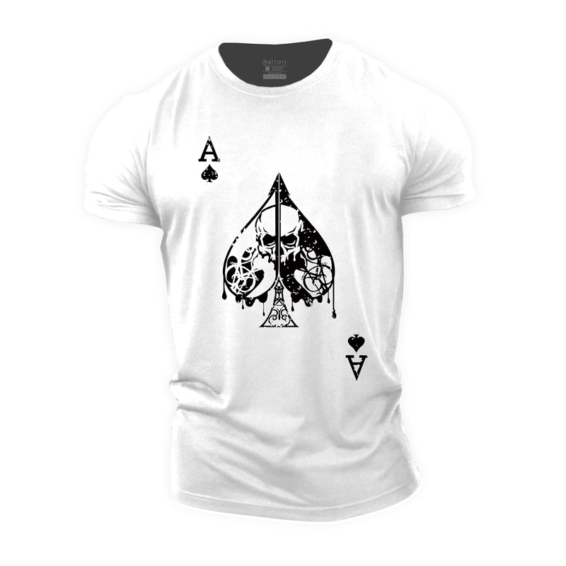 Cotton The Ace Of Spades Men's T-shirts