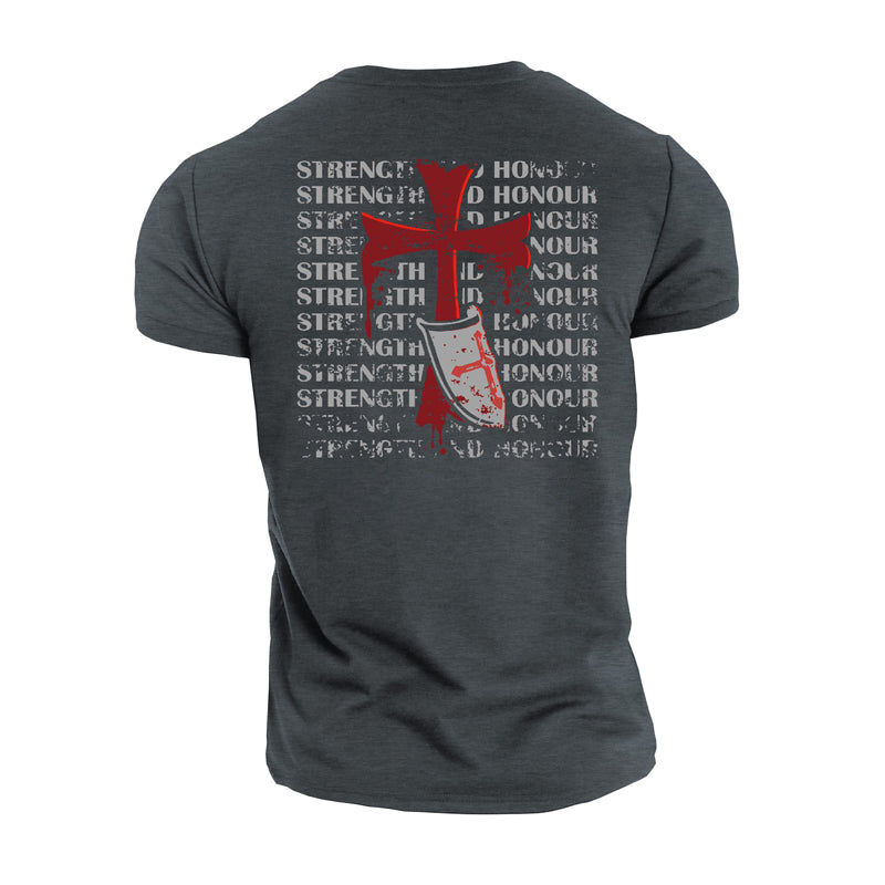 Honor Crusader Trainings-T-Shirts aus Baumwolle