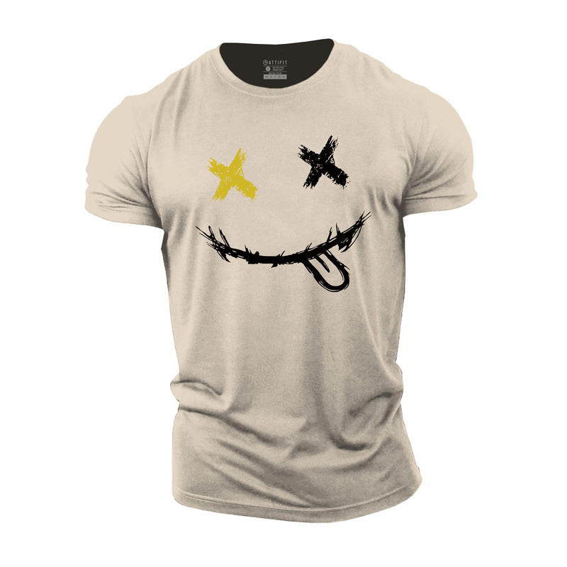 T-shirts homme Cotton Smile Fitness
