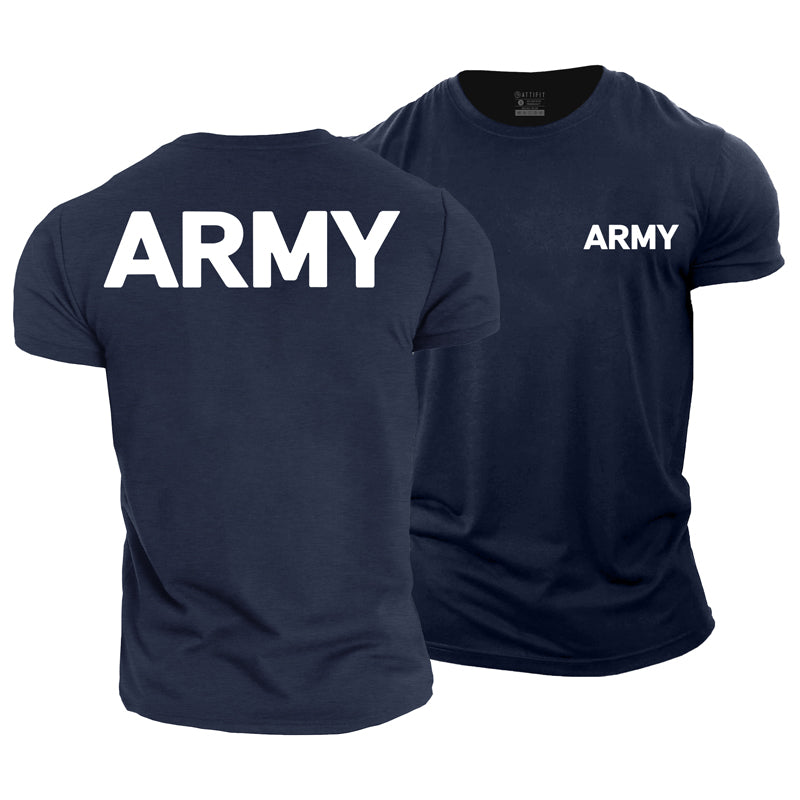 Cotton ARMY Graphic Men's T-shirts