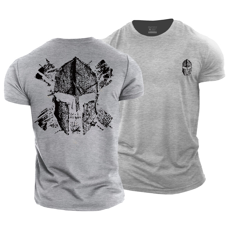 Herren-T-Shirts mit „Helm of Honor“-Grafik aus Baumwolle