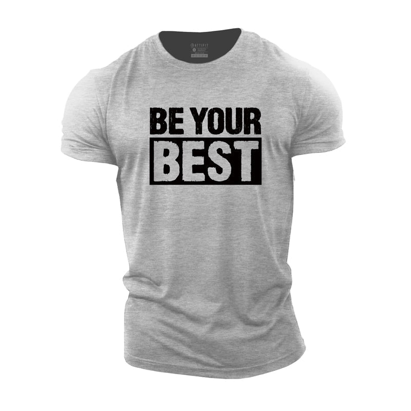 Be Your Best Graphic Men's Fitness T-shirts