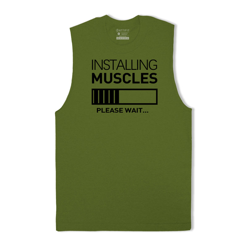Cotton Muscle Loading Workout Tank Top