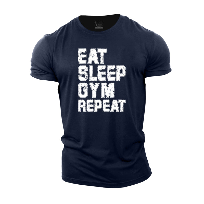 Cotton Gym Repeat Men's Fitness T-shirts