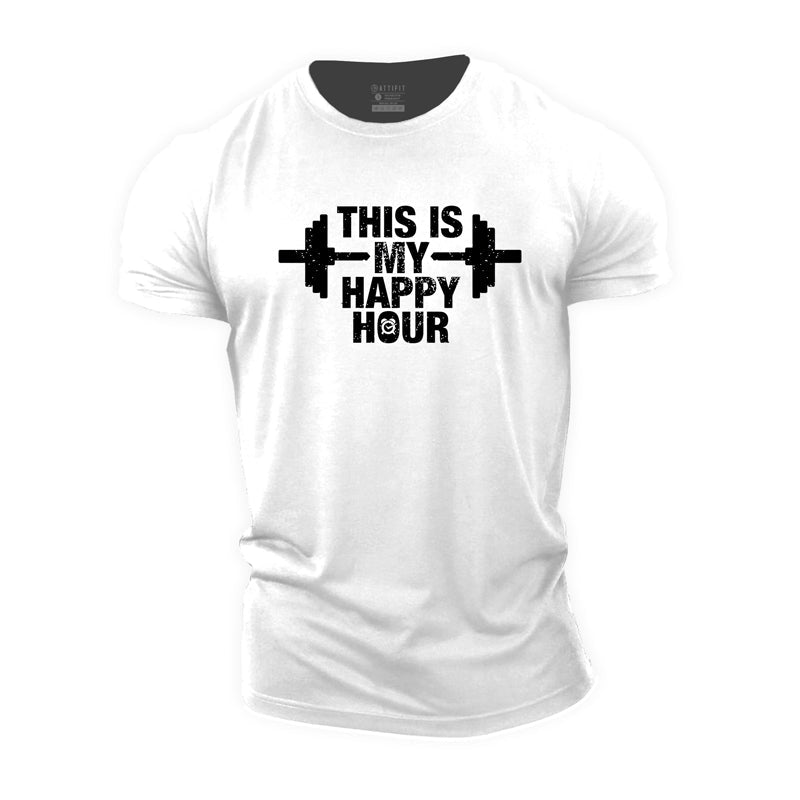 Cotton Happy Hour Graphic T-shirts