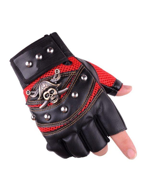 Outdoor sports breathable half-finger gloves