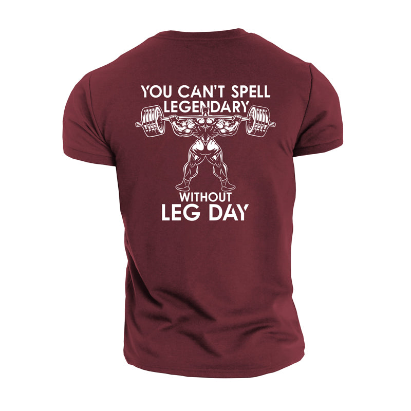 Cotton Leg Day Graphic T-shirts