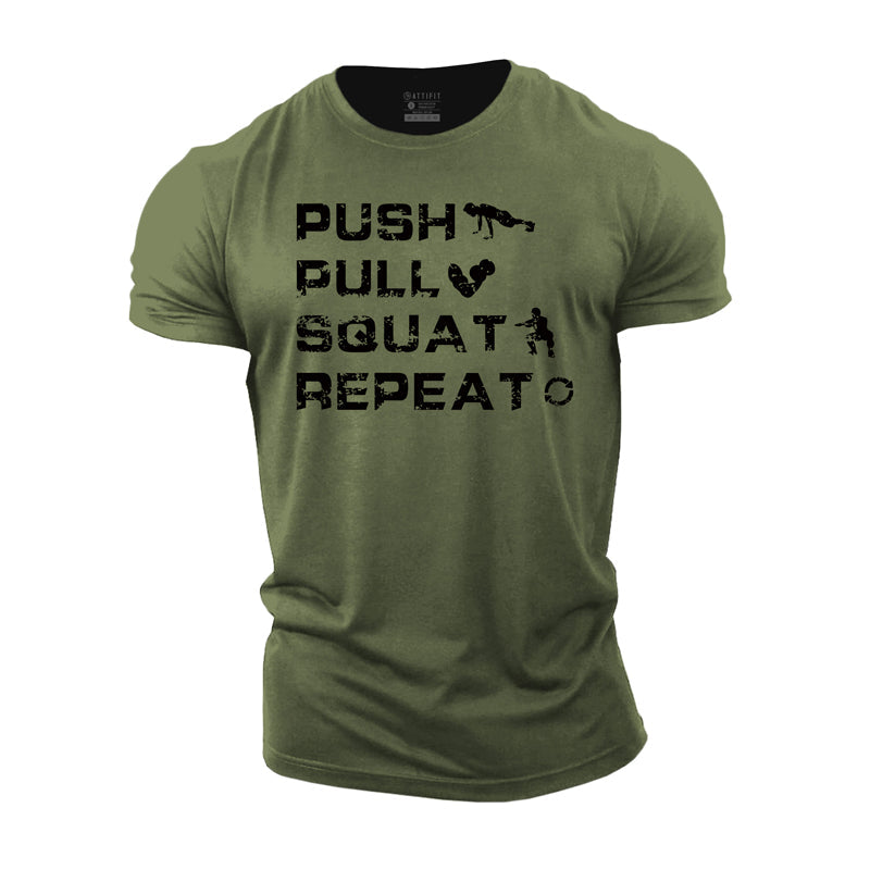 Cotton Fitness Graphic Men's T-shirts