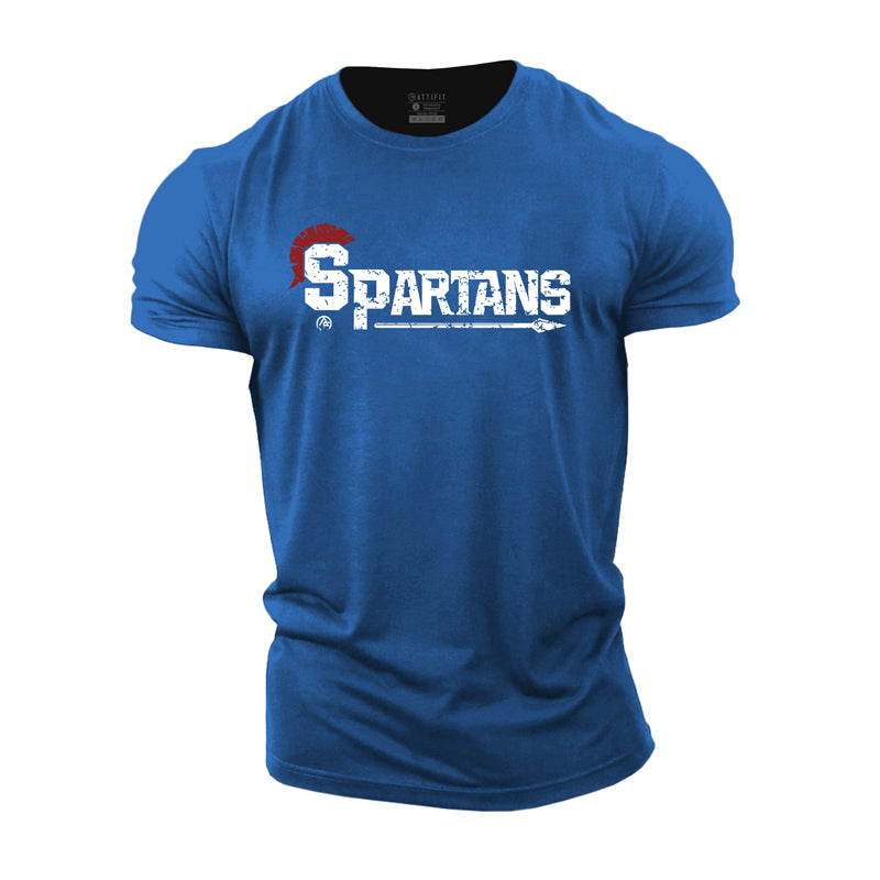 Cotton Spartans Graphic Men's T-shirts