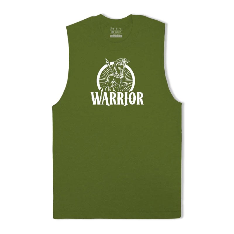 Cotton Spartan Warrior Graphic Tank Top