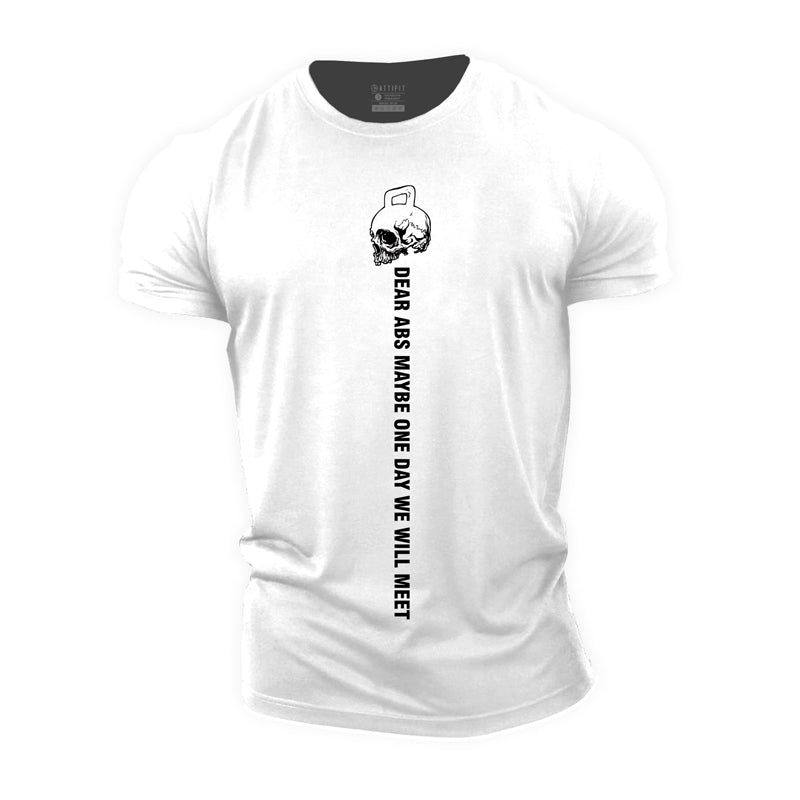 Cotton Meet Abs Graphic Men's T-shirts