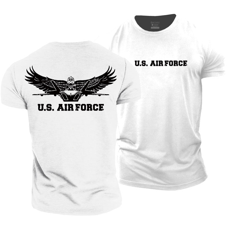 Cotton US AIR FORCE Graphic Men's T-shirts