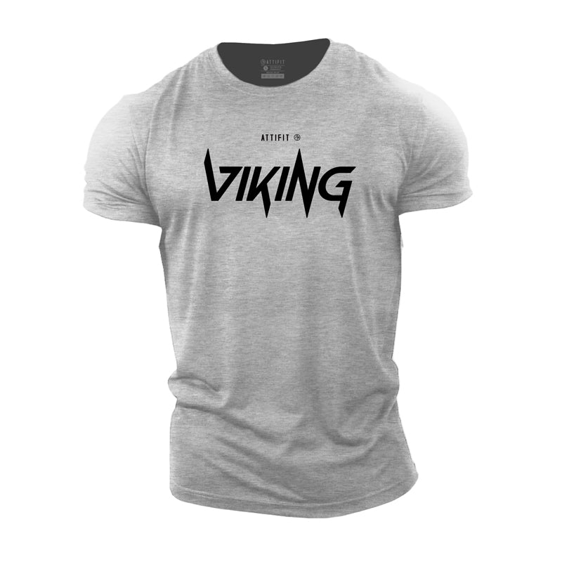 T-shirts graphiques Viking en coton