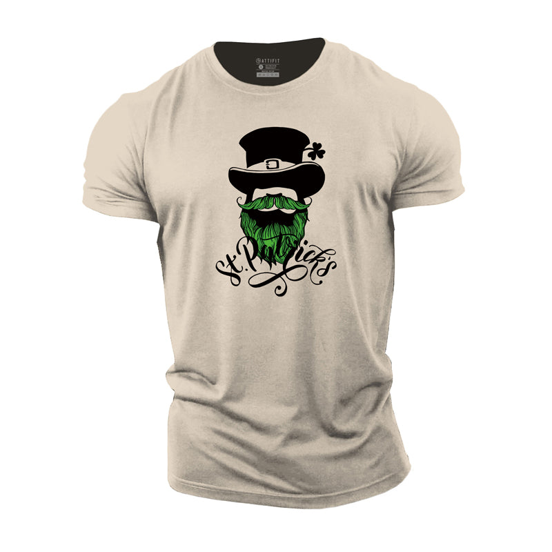 Cotton St. Patrick's Graphic Men's T-shirts