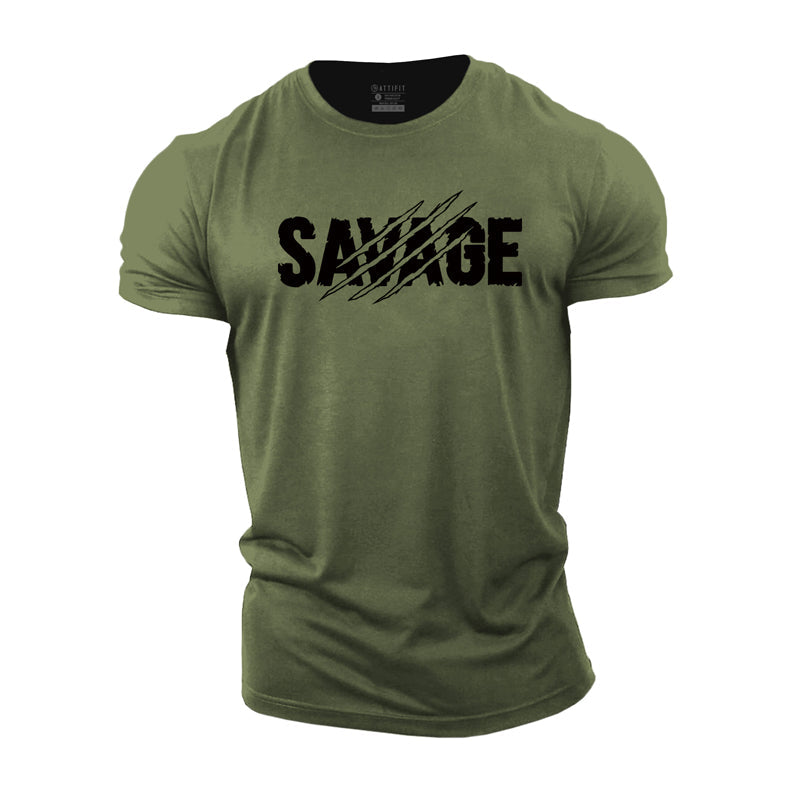 Cotton Savage Graphic T-shirts