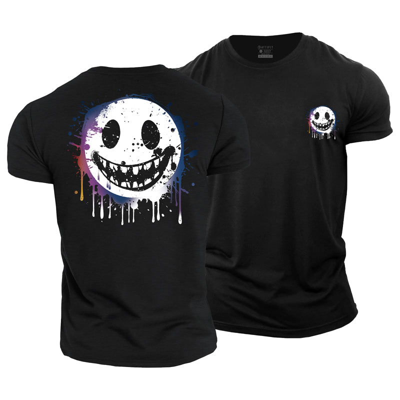 Cotton Smile Graphic Herren-T-Shirts