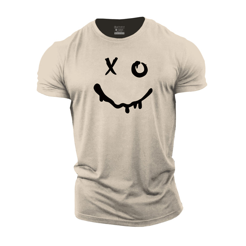 T-shirts d'entraînement Cotton Smile pour hommes