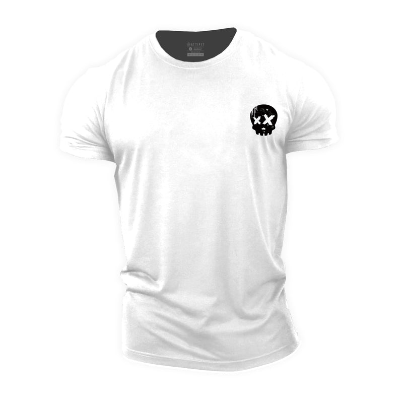 Cotton Smile Emoticon Graphic Men's T-shirts