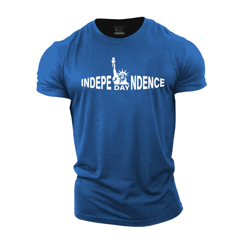 Cotton Independence Day Pattern T-shirts
