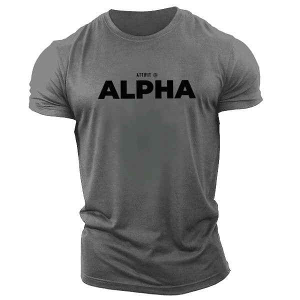 Cotton Alpha Sports Short Sleeve T- shirt