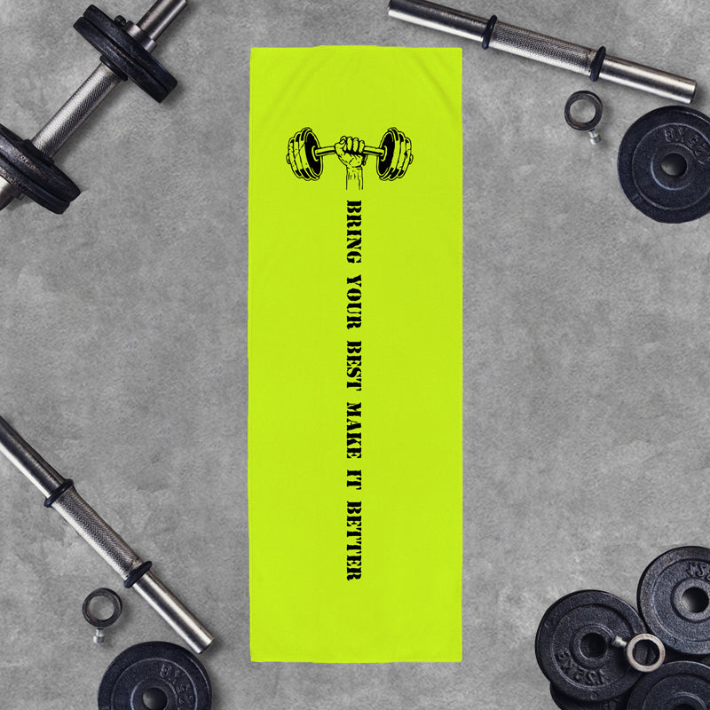 Make It Better Graphic Workout Cooling Towel