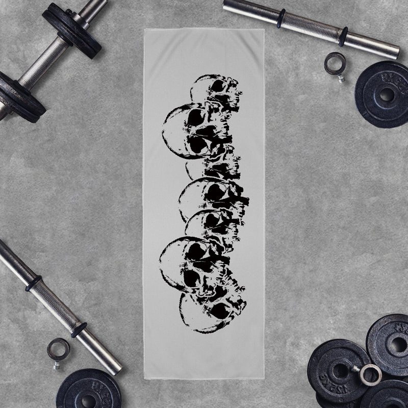 Skull Graphic Workout Cooling Towel