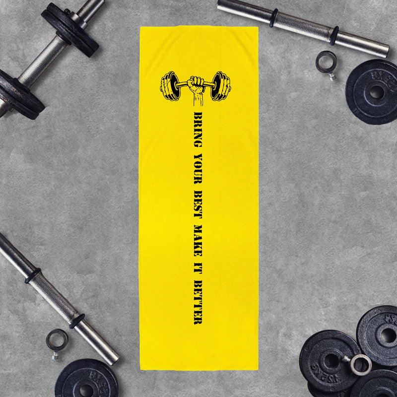 Make It Better Graphic Workout Cooling Towel