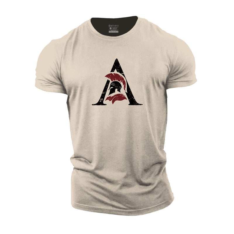 Cotton Spartan Graphic T-shirts