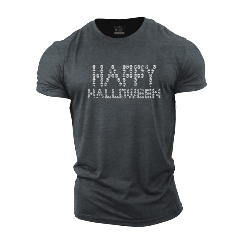 T-shirts Joyeux Halloween en coton