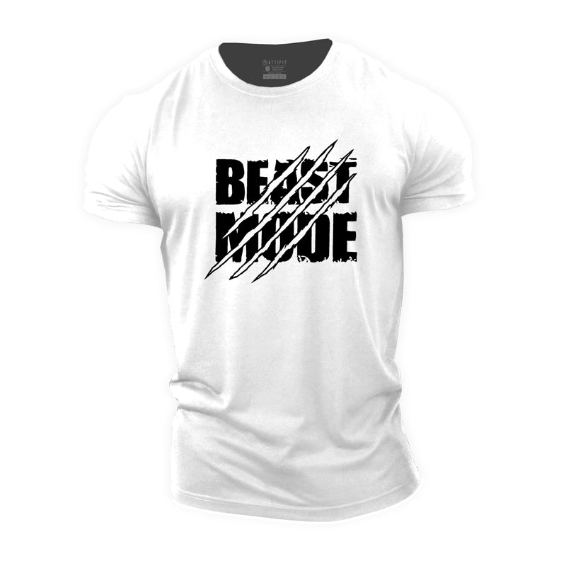 Cotton Beast Mode Graphic T-shirts