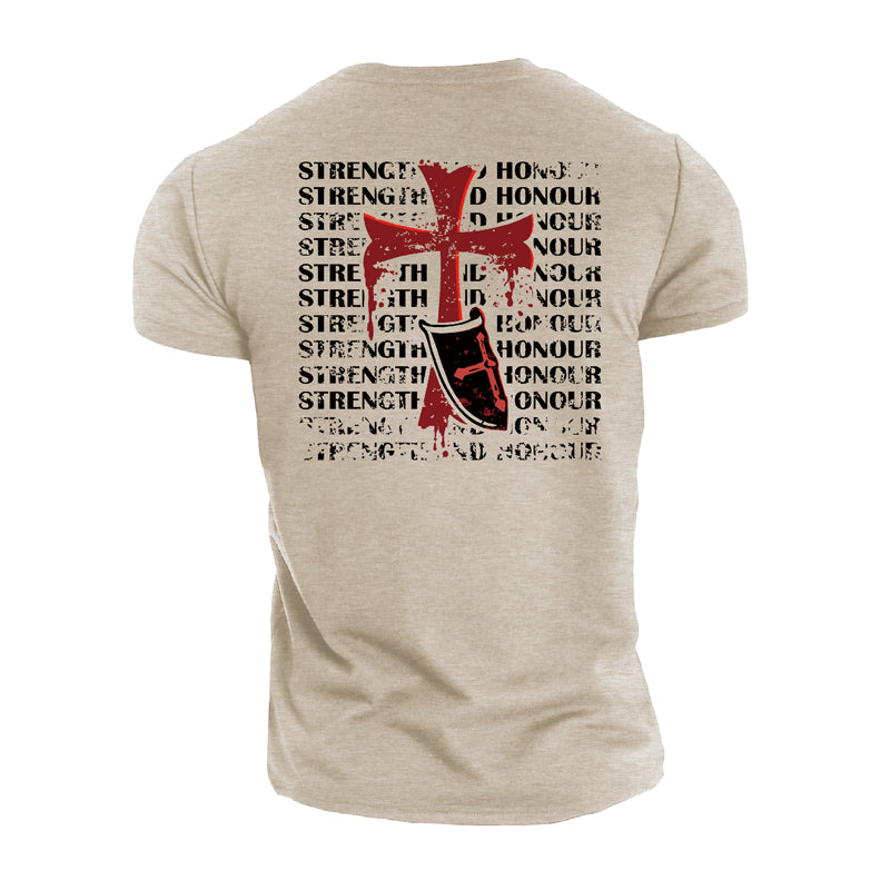 T-shirts d'entraînement Honor Crusader en coton