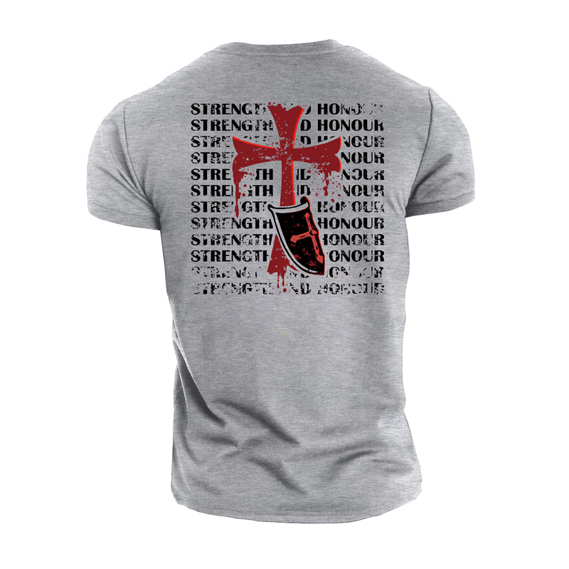 Cotton Honor Crusader Workout T-shirts